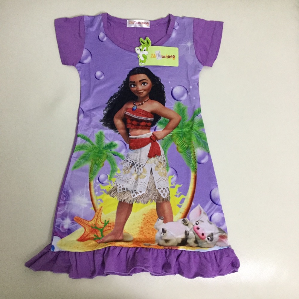 Princess Moana cute comfy Nightgown - Picture 2 of 5